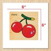 Wooden Jigsaw Puzzles Color Shapes (Fruit) 6 pack