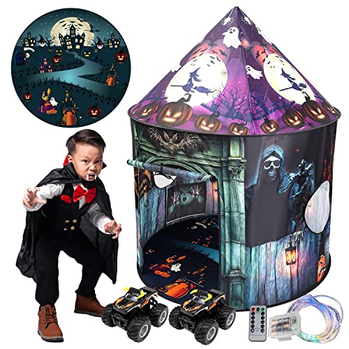 Halloween Kids Tent Set with Monster Truck Toy