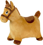 Plush animal Hopper - Brown - With Hand Air pump