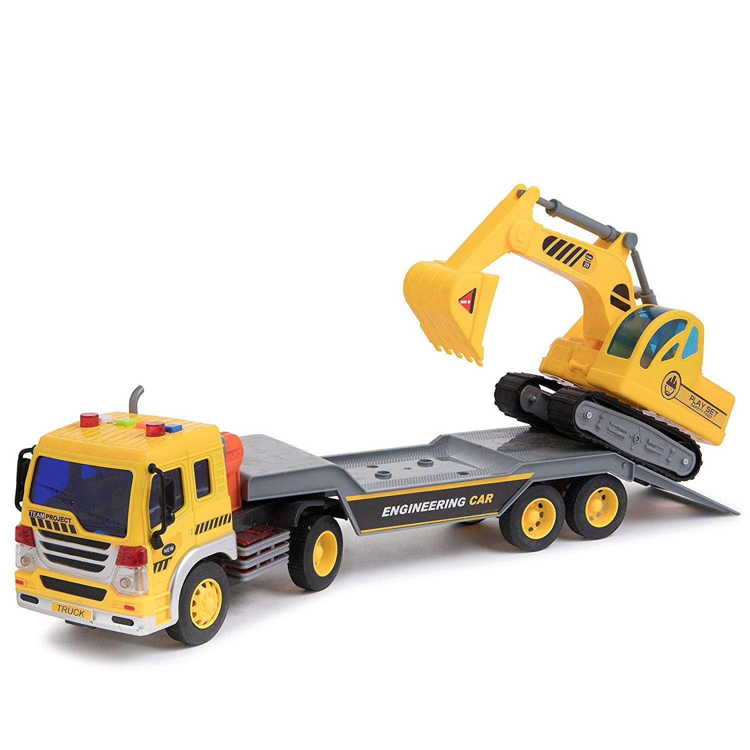 Friction Construction Truck With Excavator