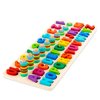 Wooden Blocks Puzzle with Alphabet & Numbers